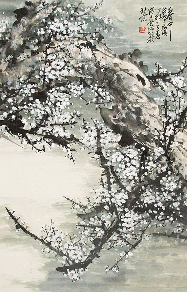 国画花中四君子梅