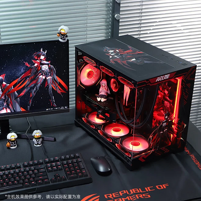 华硕（ASUS）ROG/天选姬/吹雪姬/ROG姬 DIY潮流电竞主机 定制台式机组装电脑组装机整机机箱 ARGB神光同步风扇 定制·大RO姬 ...