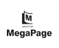 magapage标志 M字母 搜索引擎 黑白色 书籍 书本 翻开 商标设计  图标 图形 标志 logo 国外 外国 国内 品牌 设计 创意 欣赏