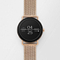 Danish watch brand Skagen has unveiled its first ever touchscreen smartwatch, which is typical of the brand's stripped-back aesthetic.