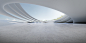3d-render-futuristic-concrete-architecture-with-car-park-empty-cement-floor