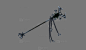 蜘蛛法杖，黑魔杖 - 武器模型 蛮蜗网