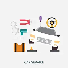 扁平汽车保养插画高清素材 免费下载 设计图片 页面网页 平面电商 创意素材 png素材