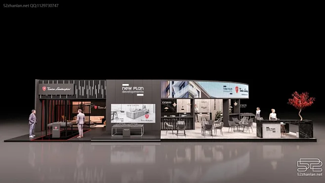 【New plan】展台设计分享 – 52展览设计-花瓣网