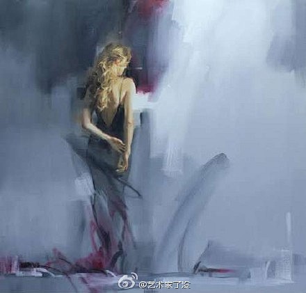 美国艺术家 理查德.约翰逊绘画作品