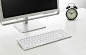 RAPOO雷柏E9070无线超薄键盘巧克力白色刀锋笔记本USB电脑苹果用@北坤人素材