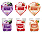 Auchan Hypermarket Fruit Yogurt on Behance