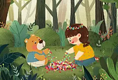 优设每日作业 【手绘教程】详细步骤教你绘制夏日森林童话插画！学习看这里→O网页链接

教程作者：@Rimi啊 （手绘基础营15期学员） ​​​​