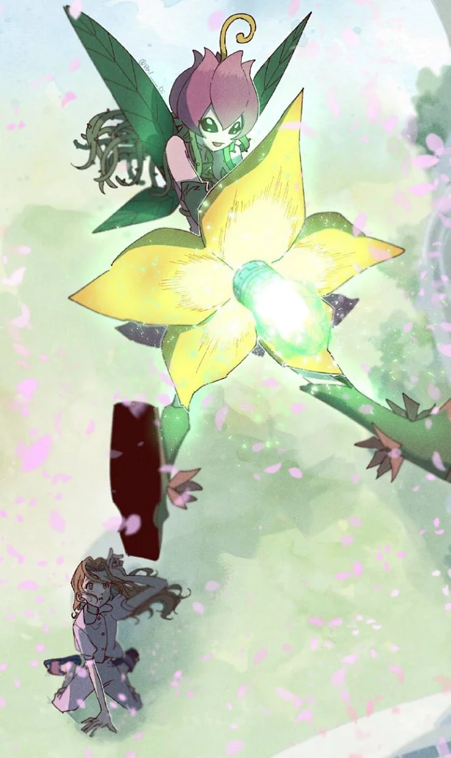 美哭我 Twi:pal__Di #数码宝贝##花仙兽##天女兽##仙女兽##风神兽# -花瓣网