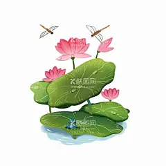手绘荷花  - 源文件下载【酷图网】手绘荷花,荷花,荷叶,手绘荷叶,国潮荷花,古典荷花,古风荷花,中国风荷花,手绘古风荷花,荷花插画,荷叶插画,荷花荷叶插画,荷花素材,中国风,夏日素材,夏天,