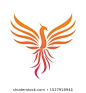 Similar Images, Stock Photos & Vectors of Modern Flaming Phoenix Logo Symbol - 702369184 | Shutterstock