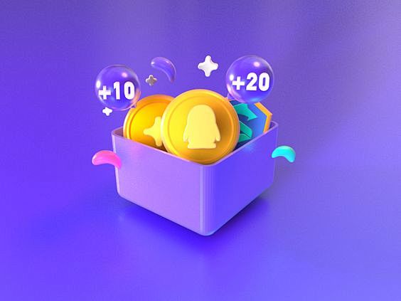 gift-QQ 3d icon by d...
