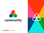 Community app identity logo type mark icon branding