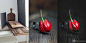Dark food photo of a red pepper