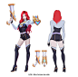 K/DA - League of Legends Fan Skin, Shen YH : I’m a big fan of League of Legends and K/DA.<br/>so I chose some of my favorite champion - Miss Fortune,Riven,Lux and Syndra, try to make their K/DA fan skin.<br/>Let them become superstars!<br/&