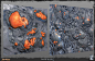 Textures/Materials - Warframe - Infested, Jeff Ross : Textures/Materials - Warframe - Infested
Infested tile textures/materials I created, used in combination with heightmap vertex blends on mesehes