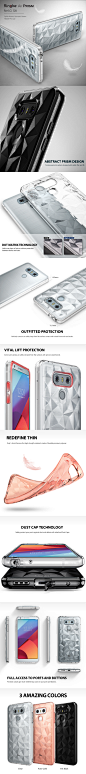 LG G6 Case, Ringke® [AIR PRISM] 3D Contemporary Design Slim Flexible TPU Protective Case : **Limited Time! Shop now on Amazon for further savings

Form Fitting ProtectionPremium clear TPU material delivers super clear and reliable surface coverage for vit