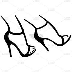 女人,足,计算机图标,正装鞋,白色,魅力,分离着色,高雅,鞋具,图像