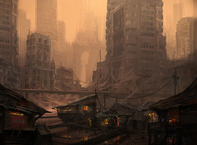 废土场景原画废土气氛图来自cgbook.cn (327)