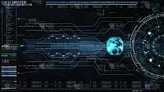 医学扫描仪器,技术员,未来,全息图,水平画幅,智慧,抽象,健康保健,使用电脑,数据
