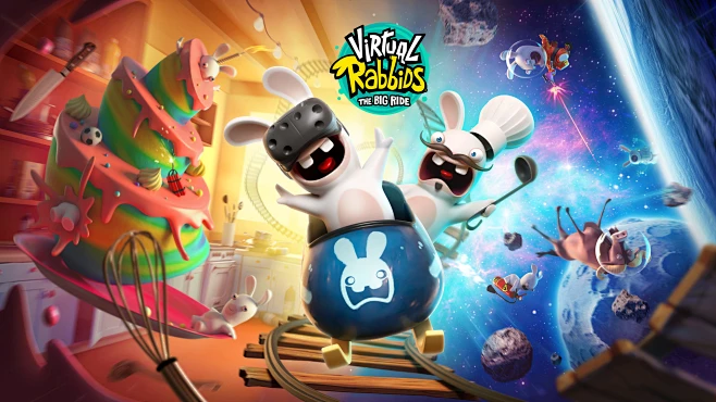 Virtual Rabbids - Keyart, Gaël Chauvet : Hello ! Here is a new key ...