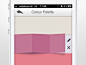 Colour Palette Slide iOS #App #ui #design by Joe Mortell: 