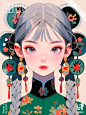 少女头像｜民族风女孩