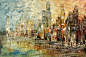 Giclee of CHICAGO painting original CITY lights TATIANA lakeshore skyline 4/100 : Giclee of CHICAGO painting original CITY lights TATIANA lakeshore skyline 4/100 in Art, Direct from the Artist, Prints | eBay