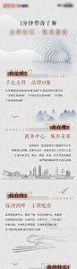 【源文件下载】 专题设计 长图 房地产 创意 新中式 户型图 水墨 简约