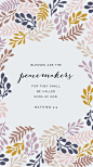 New verses and new iPhone backgrounds each week! // Elle and Company