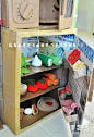 不要的纸箱废物利用DIY制作出儿童迷你厨房 -  www.shouyihuo.com