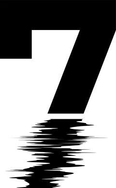 水波纹数字