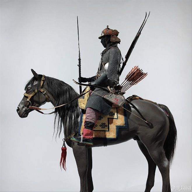 《马上从政》这是上世纪初西藏骑兵的标准行...