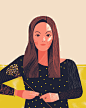 Portraits : A personal project about colour, texture, patterns and faces