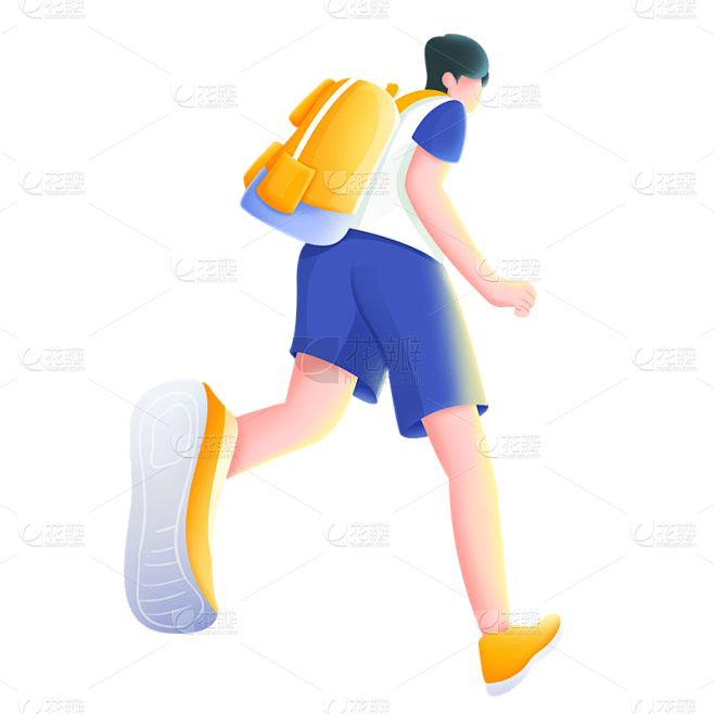 卡通感教育行业人物元素