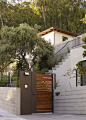 gate modern entry by Blasen Landscape Architecture: