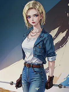 《龙珠》各种画风的18号 头像 壁纸-今日头条