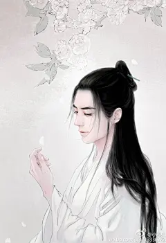 古风，插画，手绘，古装，古韵