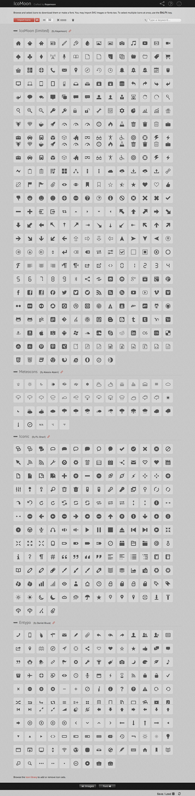 IcoMoon App

