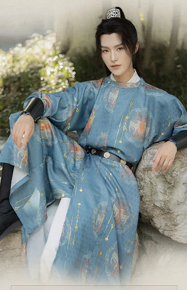 绣罗衣笑醉韶华唐制圆领袍日常秋冬汉服男女中国风侠客帅气非古装-淘宝网-花瓣网