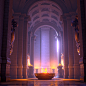 UE4 Lighting Study - Sun Temple, Anngelica Parent : Lighting practice using the example map Sun Temple from UE4. Models and materials are not mine.