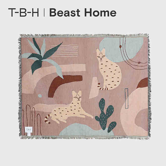 THEBEAST/野兽派薮猫沙发斗篷 空...
