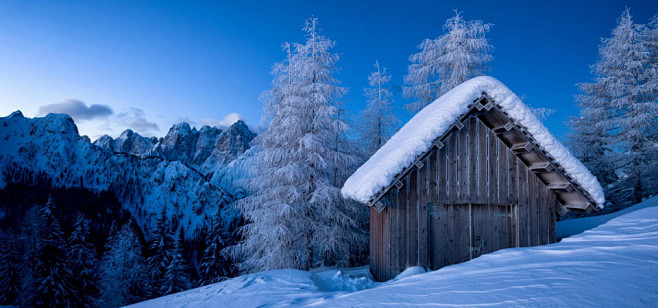 冬季,积雪,大棚,高寒山区的图片桌面壁纸
