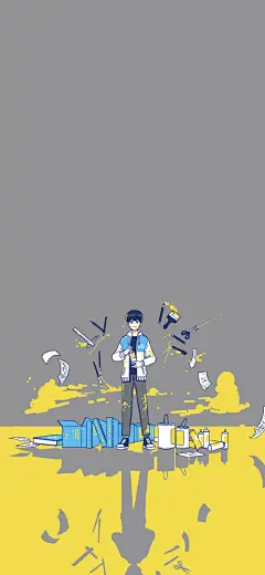 超好看的男生插画壁纸

画师：ryepe ​​​​