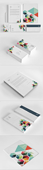 Business Colorful Stationery by Abra Design, via Behance: 