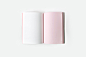marbling note paint artwork stationary pink silver golden brand product design editorial handmade print Korea