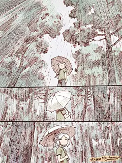 咬人画的：生活随笔——雨中的清静与惬意 - 魔兽世界