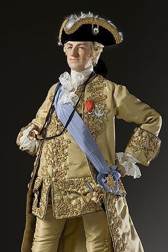 Figure of Louis XV o...