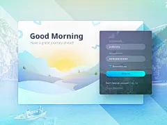 My exploration for login screen with some dose of illustration.

This was originally intended for daily ui challenge.
It seems I can't submit on daily basis, but here it is anyway :D

Smash &quot;L&quot; if you like it.
Any feedback is appreciated.