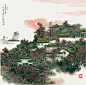 “邂逅江南” —— 国画家曹仁容写意山水作品《苏州园林名胜图》